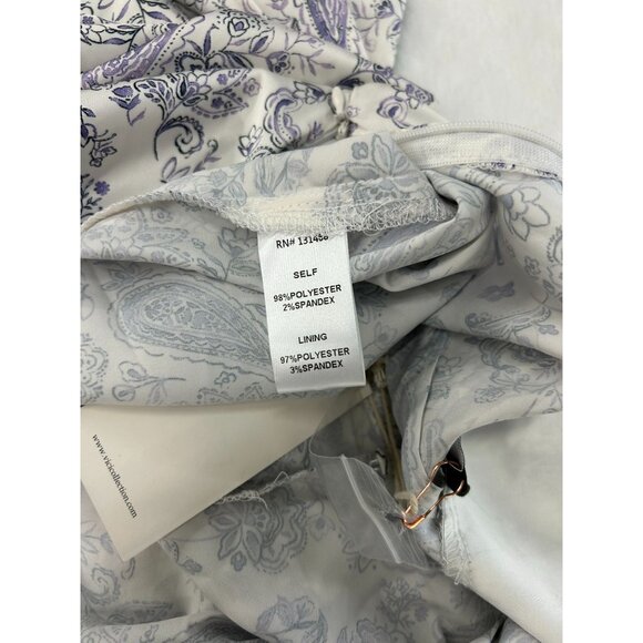 Vici Worth My Time Satin Paisley Ruffle Mini Dress Large NWT - Picture 13 of 15